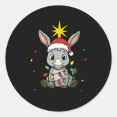 Con Mi Burrito Sabanero Mexican Tuki Tuki Latino X Runder Aufkleber (Vorderseite)