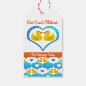 Con ・ Quack ・ Ulations! Blank der Cruise Ducks Geschenkanhänger (Rückseite)