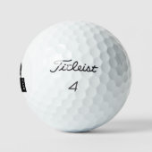 con silueta de golfistas golfball (Logo)