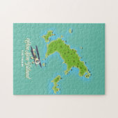 Con Son Island Karte Vietnam Puzzle (Horizontal)