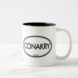 Conakry, Guinea Zweifarbige Tasse
