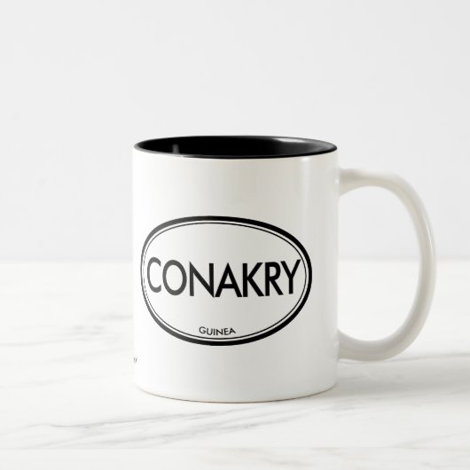 Conakry, Guinea Zweifarbige Tasse (Rechts)
