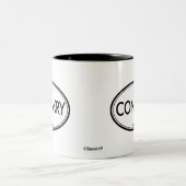 Conakry, Guinea Zweifarbige Tasse (Mittel)