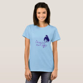 ConC Ladys blue long-hülse T-Shirt (Vorne ganz)