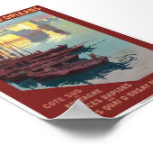 Concarneau France Vintage Poster 1919 (Ecke)