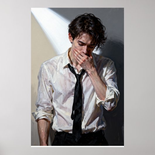 Concealed Distress in Light and Shadow Poster (Vorne)