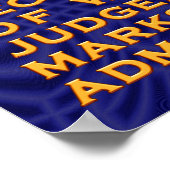 Concealed Weapons are Welcome Poster (Ecke)