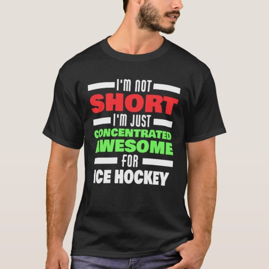 Concentrated Awesome For Ice Hockey Saying Ice Hoc T-Shirt (Vorderseite)