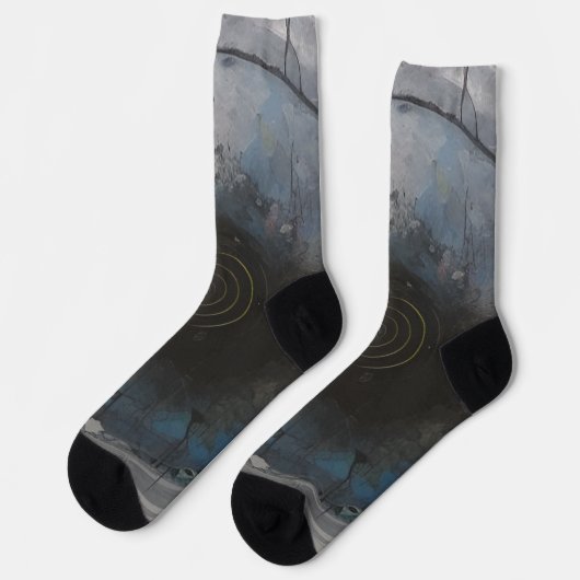 Concentric Abyss Socken (Linkes Detail)