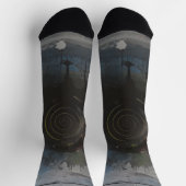 Concentric Abyss Socken (Oben)