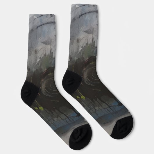 Concentric Abyss Socken (Rechts)