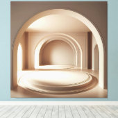 Concentric Arch Platforms Leinwanddruck (Insitu (Holzboden))