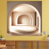 Concentric Arch Platforms Leinwanddruck (Insitu (Wohnzimmer))