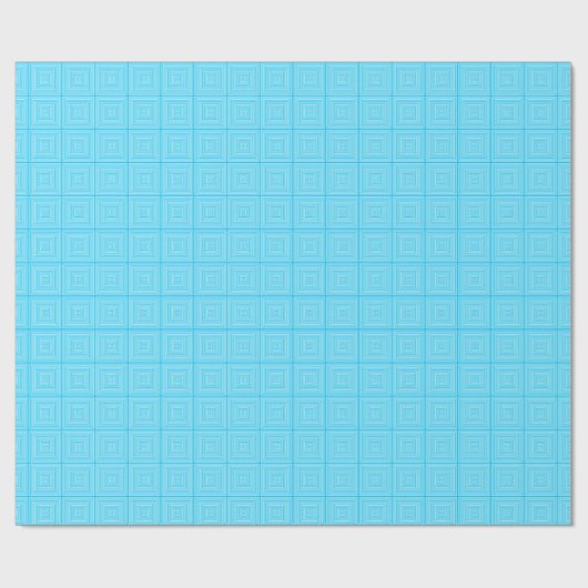 Concentric Blue Geschenkpapier (Flach)