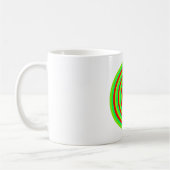 Concentric Colorful Circle Coffee Tasse (Links)