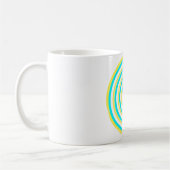 Concentric Colorful Circle Coffee Tasse (Links)