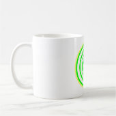 Concentric Colorful Circle Coffee Tasse (Links)