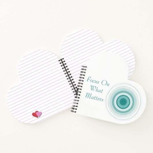 Concentric Focus - Modern Cover Art Notizblock (Innenseite)