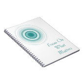 Concentric Focus - Modern Cover Art Notizblock (Rechte Seite)