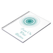 Concentric Focus - Modern Cover Art Notizblock (Linke Seite)