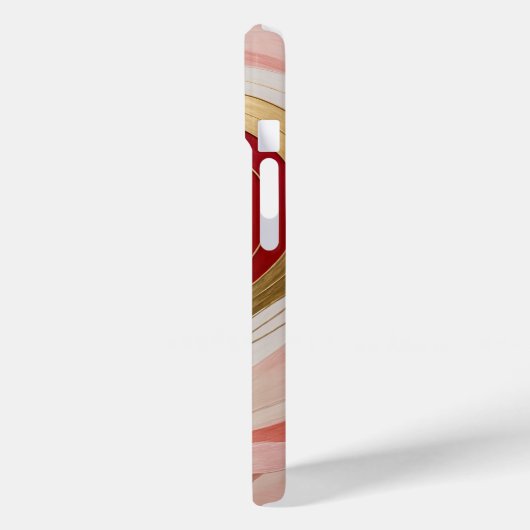 Concentric Heart Blossom Case-Mate iPhone Hülle (Rückseite / Links)