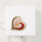 Concentric Heart Blossom Geschenkanhänger (Beispiel)