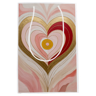 Concentric Heart Blossom Mittlere Geschenktüte