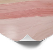 Concentric Heart Blossom Poster (Ecke)