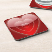 Concentric Hearts Cork Untersetzer (Linke Seite)