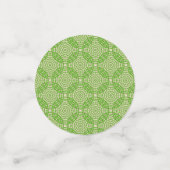 Concentric Leaf Rings (Tile) von Kenneth Yoncich Konfetti (Klein Vorderseite)
