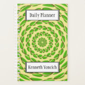 Concentric Leaf Rings von Kenneth Yoncich Planer (Vorderseite)