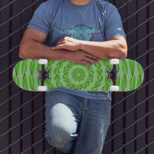 Concentric Leaf Rings von Kenneth Yoncich Skateboard (Außenbereich 3)