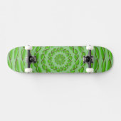Concentric Leaf Rings von Kenneth Yoncich Skateboard (Horizontal)