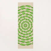 Concentric Leaf Rings von Kenneth Yoncich Yogamatte (Rückseite)