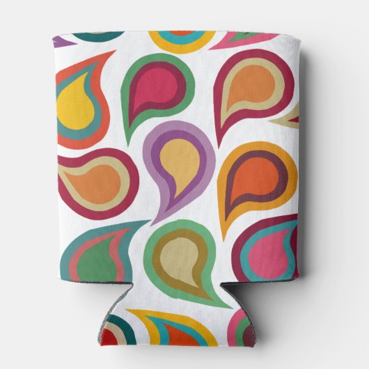 Concentric Paisleys Dosenkühler (Rückseite)