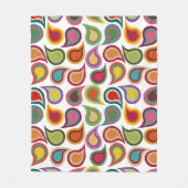 Concentric Paisleys Fleecedecke (Vorderseite)