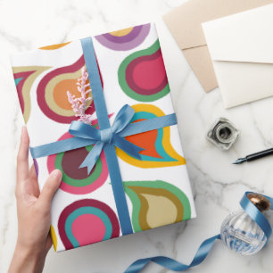 Concentric Paisleys Geschenkpapier