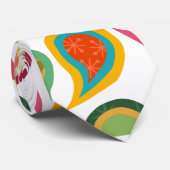 Concentric Paisleys Krawatte (Gerollt)