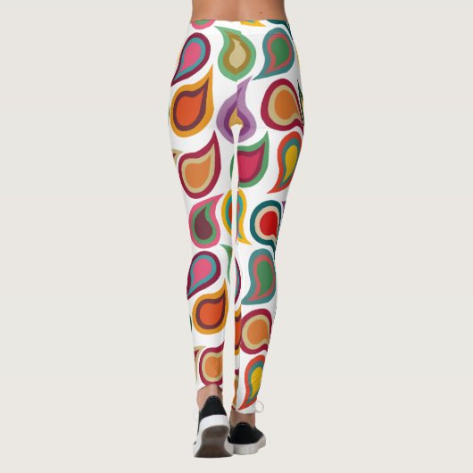Concentric Paisleys Leggings (Rückseite)