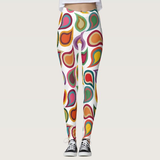 Concentric Paisleys Leggings (Vorderseite)