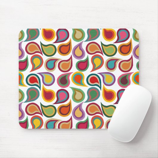 Concentric Paisleys Mousepad (Mit Mouse)