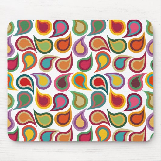 Concentric Paisleys Mousepad (Vorne)