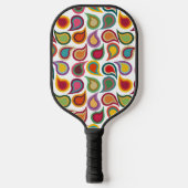 Concentric Paisleys Pickleball Schläger (Vorderseite)
