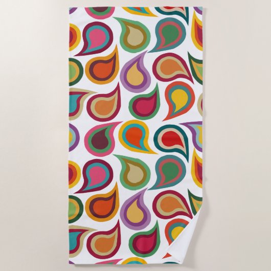 Concentric Paisleys Strandtuch (Vorderseite)
