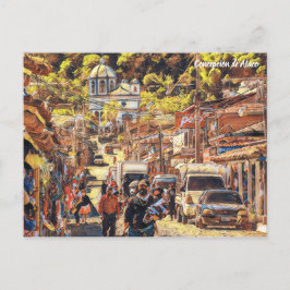 Concepción de Ataco, El Salvador, Art Postkarte