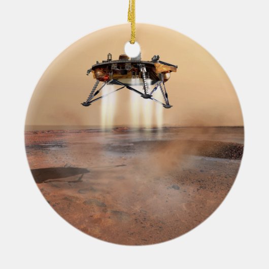 Concept Art of Phoenix Mars Lander Keramik Ornament (Hinten)