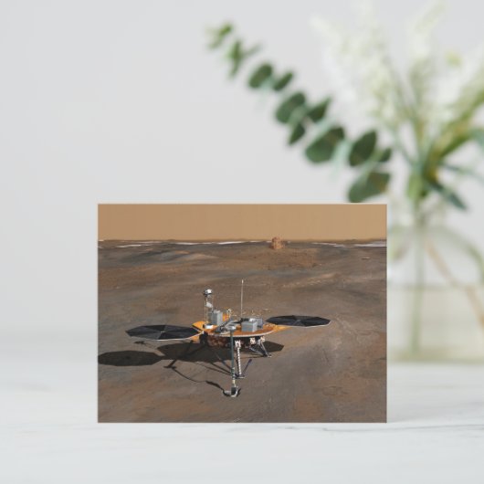 Concept Art of Phoenix Mars Lander Postkarte (Stehend Vorderseite)