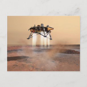 Concept Art of Phoenix Mars Lander Postkarte