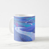 Concept Art, surreal Kunstwerk, Hoffnung Leben Tra Kaffeetasse (Vorderseite Links)