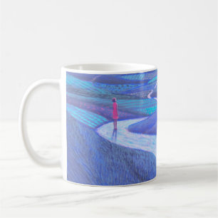 Concept Art, surreal Kunstwerk, Hoffnung Leben Tra Kaffeetasse